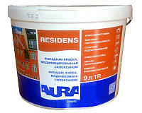 Aura Luxpro Residens TR 9л Бесцветная матовая краска для внутренних и наружных работ арт.4820166522613