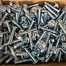 Гвинт DIN 967 з прессшайбою М 6х30 мм. Білий цинк, фото 2