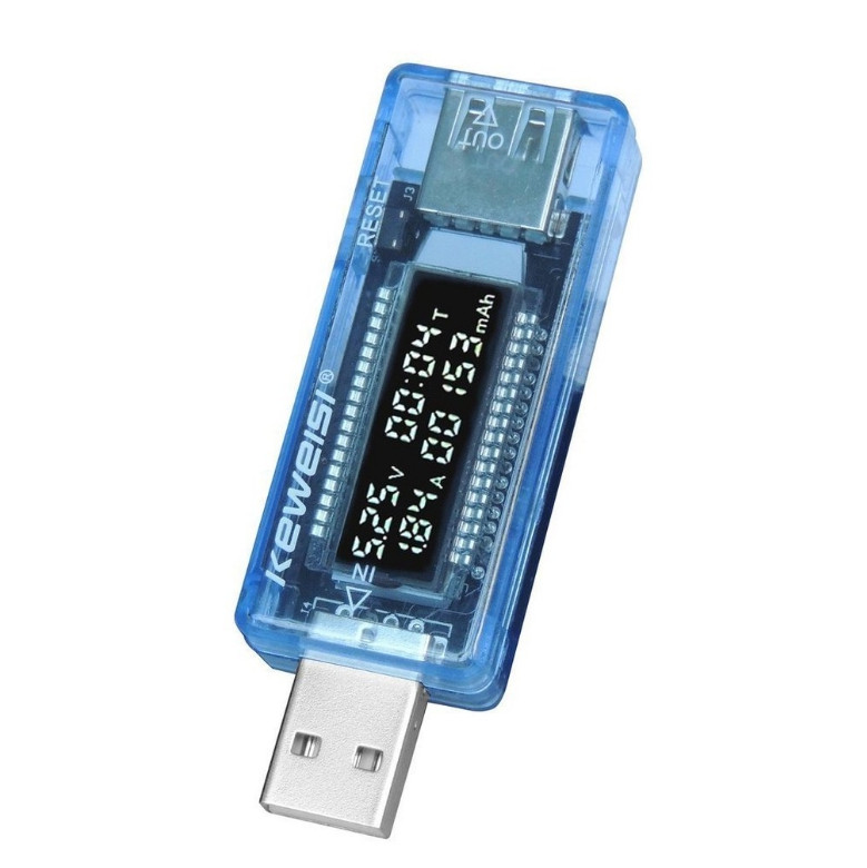 USB тестер Keweisi. USB-вольтметр і амперметр