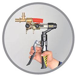 Прес інструмент для натяжних фітингів Rehau Fado. Зшитий поліетилен., фото 1