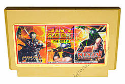 Картридж денді 3 в 1 Ninja Gaiden Ryuukenden 1+2+3