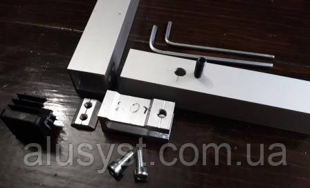 15х15х1,5 Кріплення приховане для труби алюмінієвої, фото 1