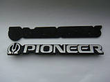 Значок, наклейка, логотип 180x21mm (plastic) на сітку колонки Pioneer, фото 3
