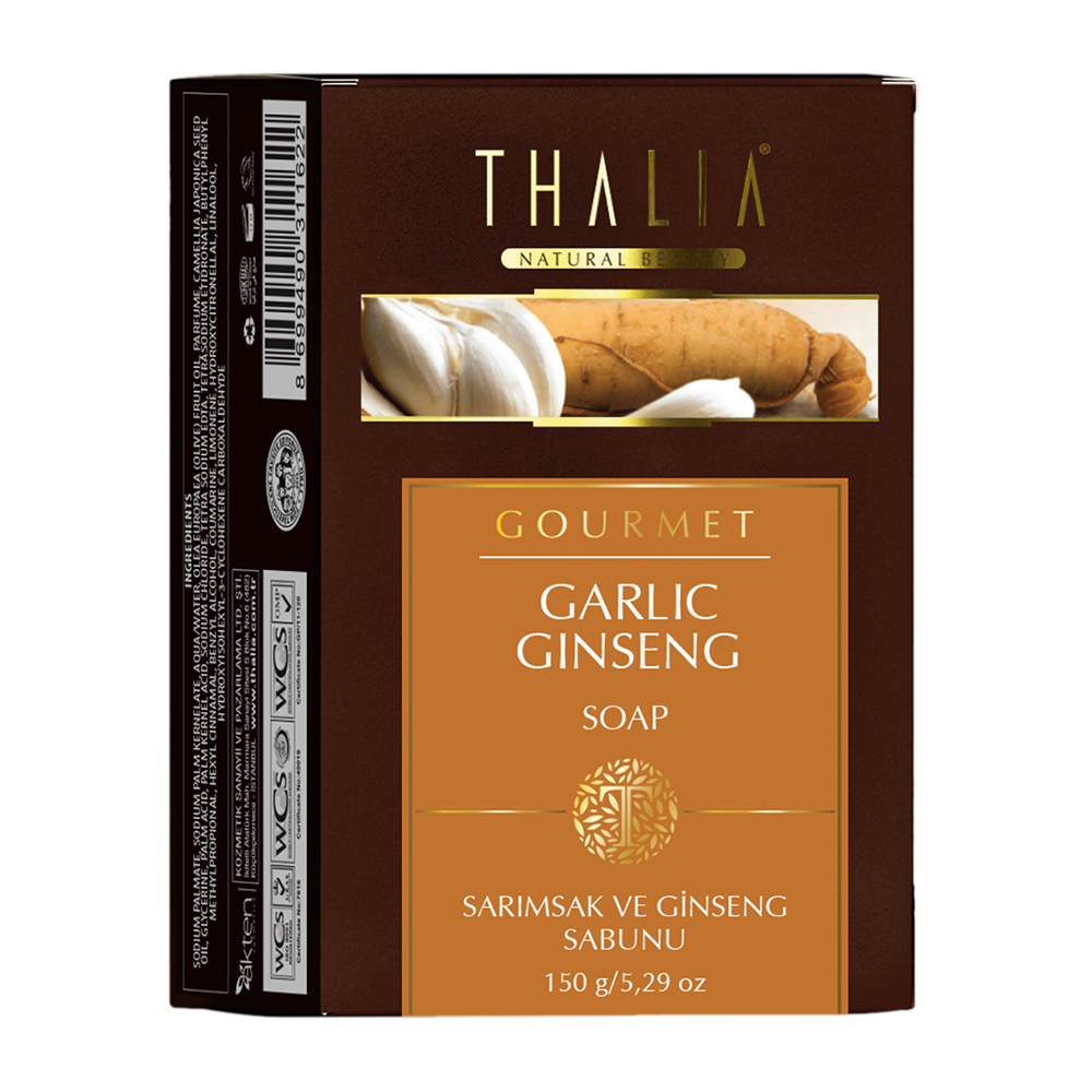 Натуральне мило Akten Cosmetics Thalia з часником і женьшенем 150 г (3605020)