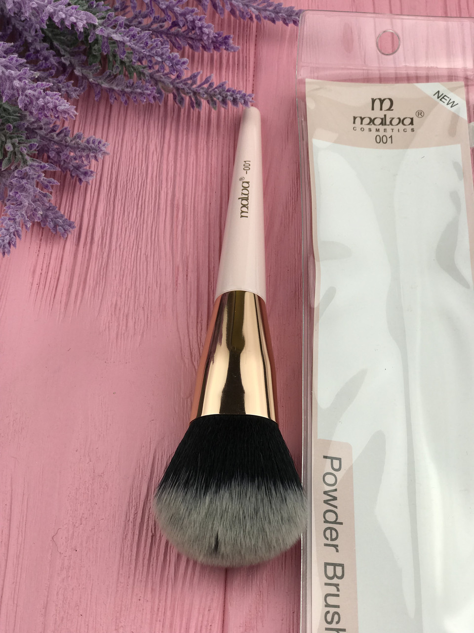 Пензель для пудри No001 Malva Cosmetics Powder Brush