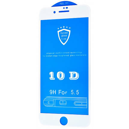 Захисне скло FULL SCREEN 10D на iPhone 7/8 (2 кольори), фото 3