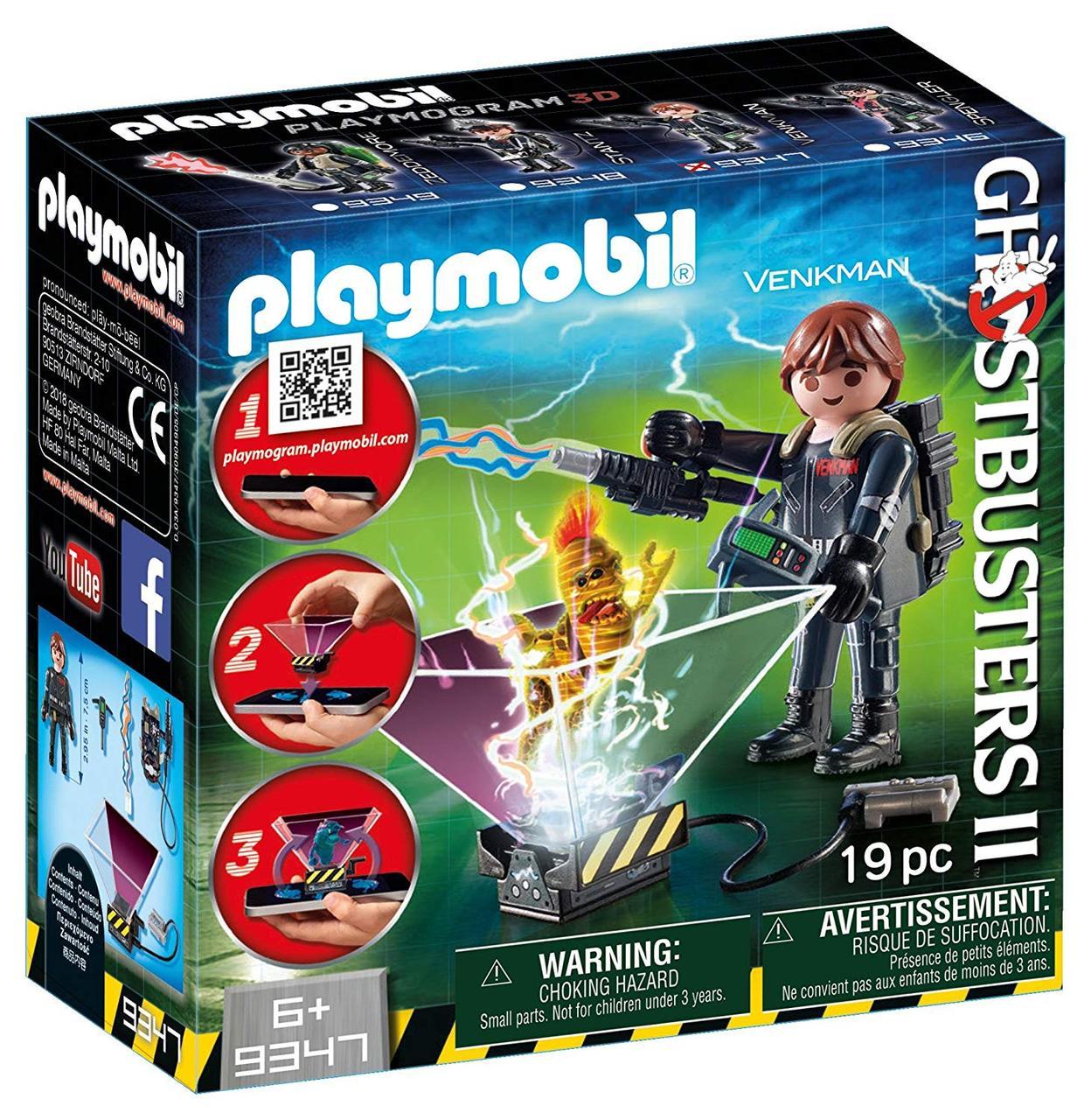 Playmobil 9347 Мисливець за привидами Пітер Венкман Ghostbusters Peter Venkman, фото 1
