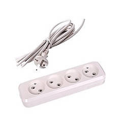 Подовжувач 4гнізда 5 м (2*1 мм) 5804-3 СВІТЛОПРИБОР, фото 1