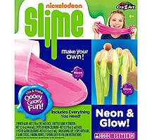 Слиз лизун слайм Cra-Z-Art Nickelodeon Slime Neon and Glow Slime Making Kit