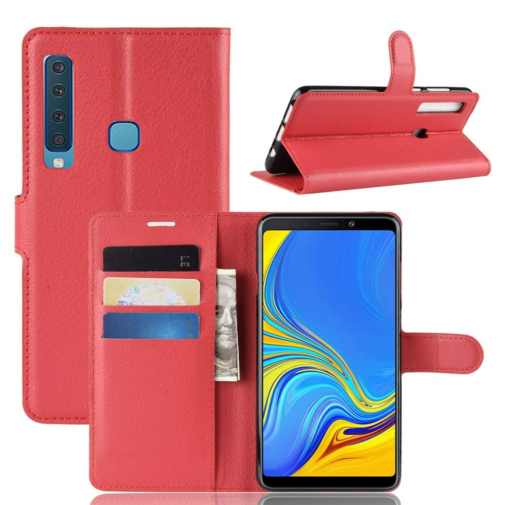 Чохол-книжка Litchie Wallet для Samsung A920 Galaxy A9 2018 Червоний