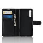 Чохол-книжка Litchie Wallet для Samsung A750 Galaxy A7 2018 Чорний, фото 4