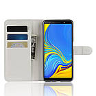 Чохол-книжка Litchie Wallet для Samsung A750 Galaxy A7 2018 Білий, фото 3
