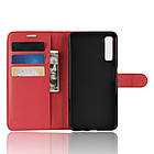 Чохол-книжка Litchie Wallet для Samsung A750 Galaxy A7 2018 Червоний, фото 4