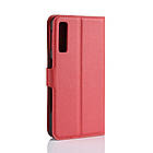 Чохол-книжка Litchie Wallet для Samsung A750 Galaxy A7 2018 Червоний, фото 7