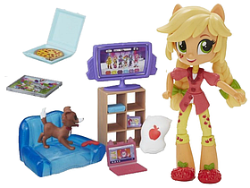 Hasbro My Little Pony Equestria Girls Minis Піжамна вечірка Applejack (B4910/B6040)