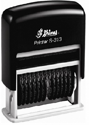 МИНИ-НУМЕРАТОР ПЛАСТИКОВЫЙ 13-РАЗРЯДНЫЙ, 3ММ. 