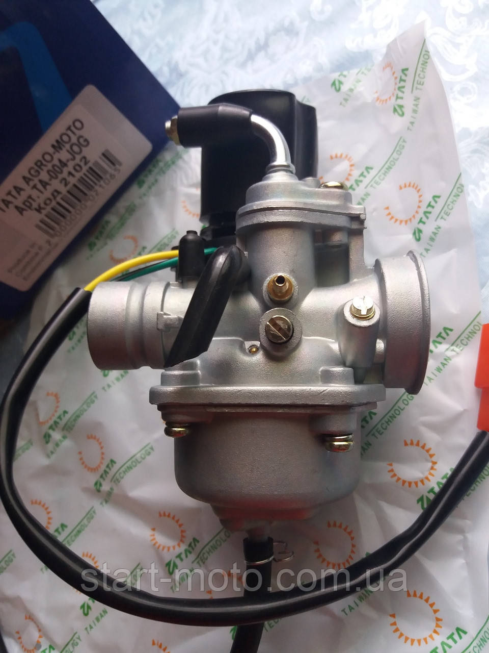 Карбюратор YAMAHA 50 JOG AXIS 2T STELS (1E40QMB) (фірма TATA) Оригінал Тайвань, фото 1