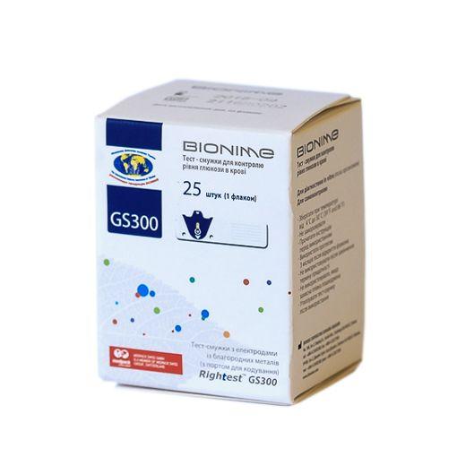 Тест-смужки Bionime Rightest GS300, 25 шт.