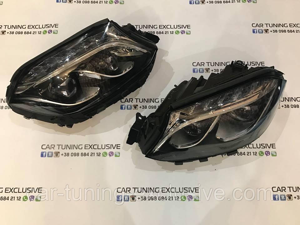 Front LED lights for Mercedes GLS-class X166