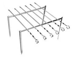 Мангал каркасний на 8 шампурів (100-18)