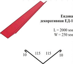 Ендова декоративна ЕД-1