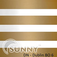 Рулонные шторы для ОКОн Sunny в системе День Ночь, ткань DN-Dublin BO