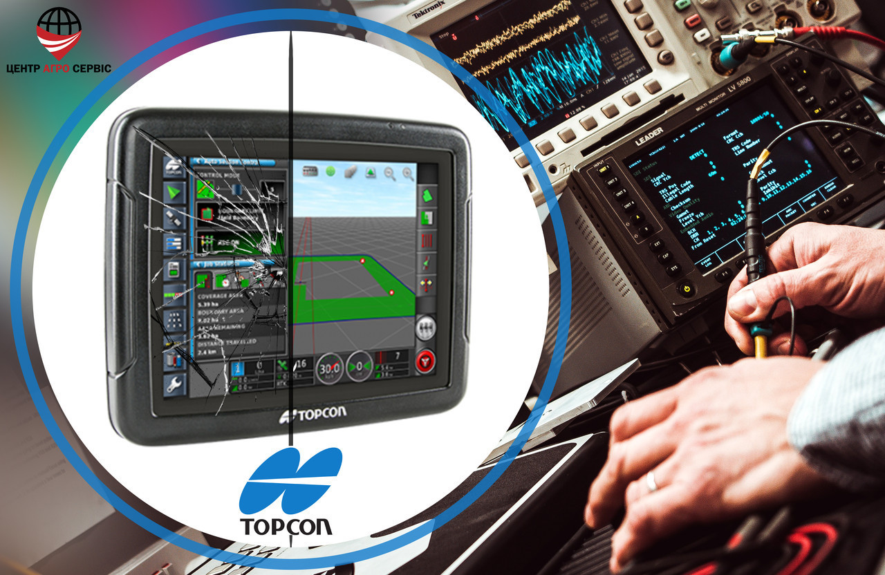 Діагностика, ремонт, прошивка Курсовказівник (агронавігатора) TOPCON x25
