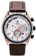 Мужские спортивные наручные часы Royal London 41323-02 Chronograph кварцевые с кожаным ремешком
