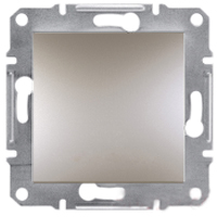 Вимикач одноклавішний самозажимні контакти Бронза Schneider Asfora plus (EPH0100169)