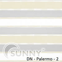 Рулонные шторы День Ночь для ОКОн "Sunny" DN-Palermo | Карнизный гуру