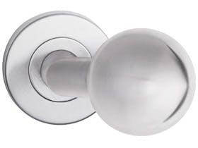 Дверна ручка-кноб Metal-Bud SGSO Кругла під нахилом Inox Нержавіюча сталь