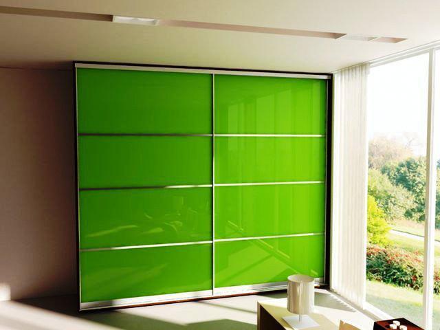 Вставки лакобеля в шафу-купе, фото 1