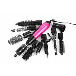 Повітряний стайлер для волосся 10 в 1 Gemei GM -4835 Professional Hot Air Styler фен-щітка для волосся