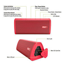 Портативна Bluetooth-колонка Mifa A10 Red водонепроникна, фото 2