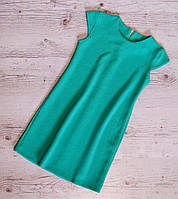 Детское платье мятное мятное зелёное с коротким рукавом Кендис.