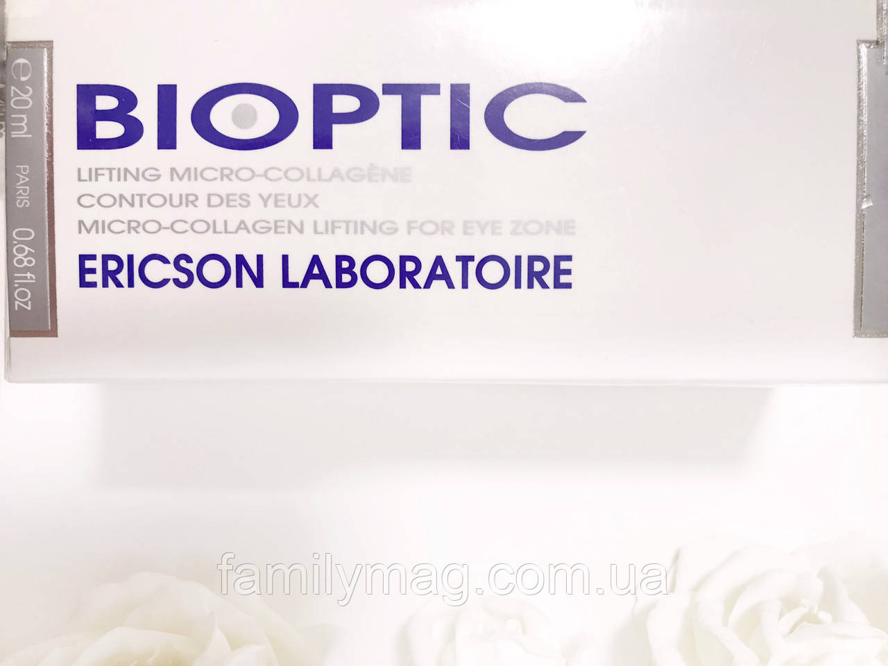 ДНІВНИЙ ЛІФТИНГ-УХОД ЗА ОБЛАСТЮ ВОКРУГ ГЛАЗ ERICSON BIOPTIC MICRO-COLLAGEN LIFTING, 30 мл