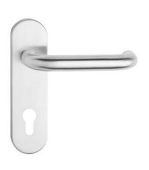 Дверна ручка на планці Metal-Bud JOWISZ ( JK7YN ) 165мм PZ 72 Нержавіюча сталь