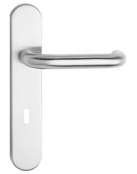 Дверна ручка на планці Metal-Bud JOWISZ ( JD7YN ) 225мм PZ 72 Нержавіюча сталь