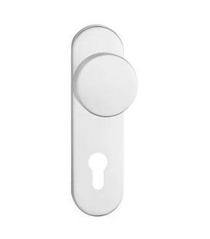 Дверна ручка на планці Metal-Bud GALKA ( GKON ) 165мм PZ 72 Нержавіюча сталь