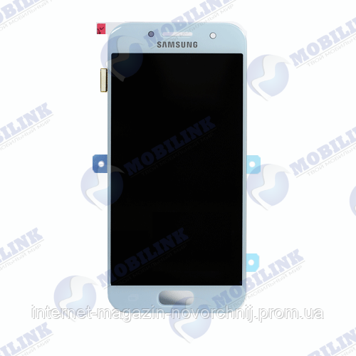 Дисплей Samsung A320 Galaxy A3(2017) Синій(Blue),GH97-19732C, Super AMOLED