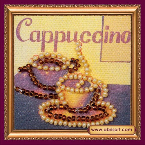 

Набор для вышивки бисером «Магнит мини» Капучино-дуэт