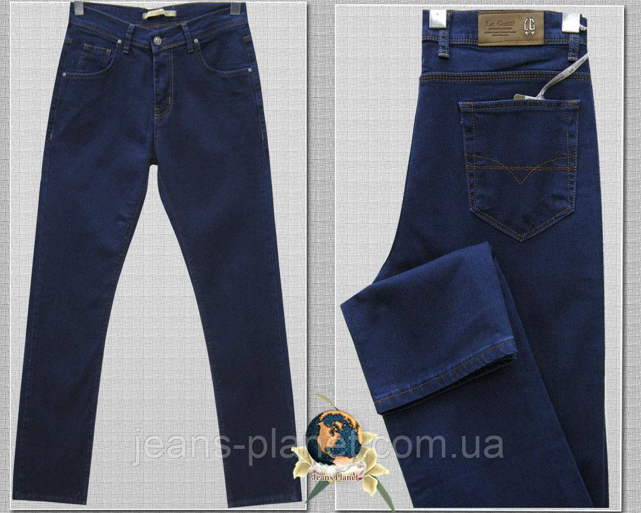 Джинсы мужские классика LeGutti на высокий рост синего цвета 31 размера ...