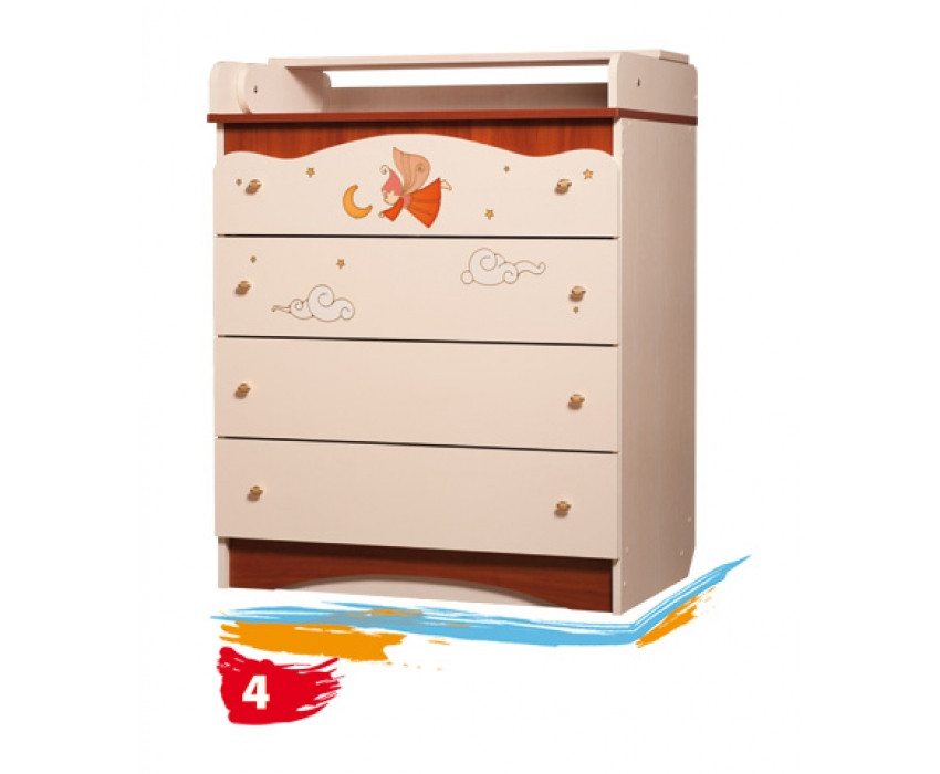 Комод із сповивальним столиком Феї в хмарах