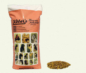 Kobers auslese 15кг корм для собак усіх порід та вікових груп (запарюється водою)