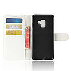 Чохол-книжка Litchie Wallet для Samsung A730 Galaxy A8 Plus 2018 Білий, фото 4