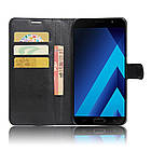 Чохол-книжка Litchie Wallet для Samsung A720 Galaxy A7 2017 Чорний, фото 3