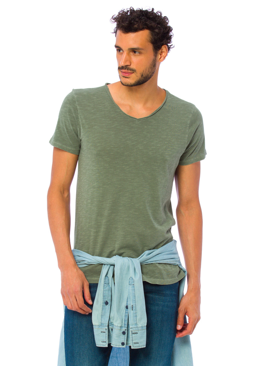 Чоловіча футболка Lc Waikiki/Лс Вайкі кольору хакі