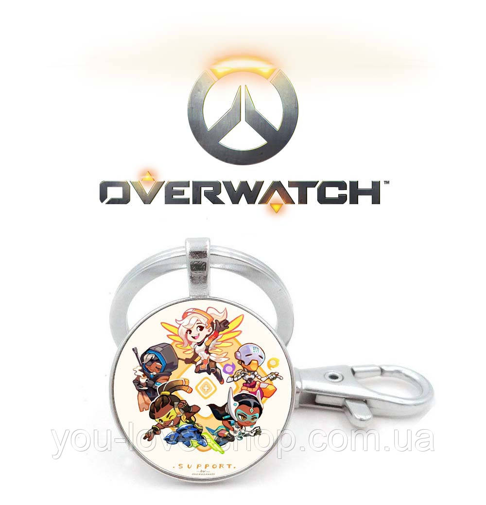 Брелок Overwatch з ігровими персонажами