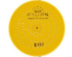 Круг мусліновий білий/жовтий d — 150 mm