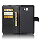 Чохол-книжка Litchie Wallet для Samsung Galaxy A3 2017 SM-A320 Чорний, фото 4
